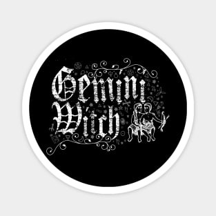 Gemini Zodiac sign Witch craft vintage distressed Horoscope Magnet